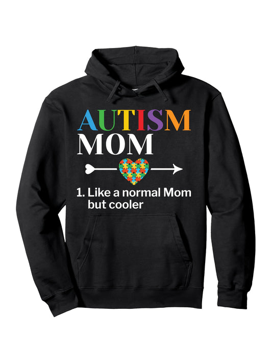 Autism Awareness Day Hoodie - Comfortable Pullover with Kangaroo Pocket, Long Sleeves