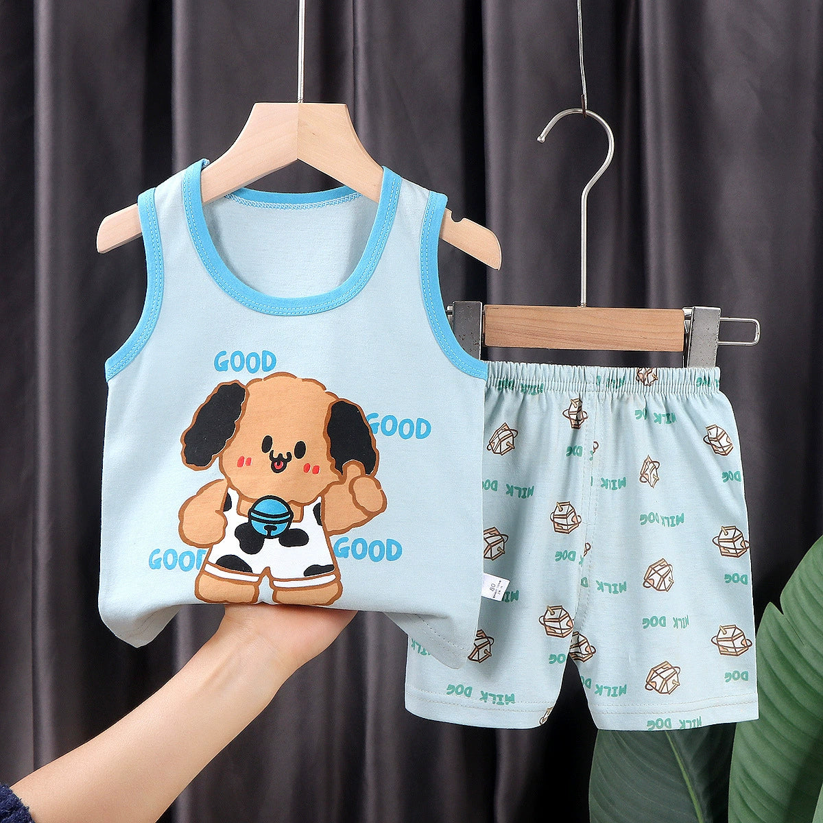 Children's Vest Suit Summer Girls / Boy Suit