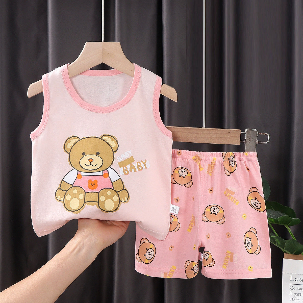 Children's Vest Suit Summer Girls / Boy Suit