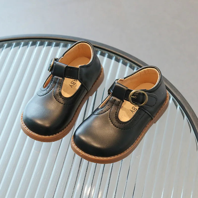T-strap Girls Oxfords