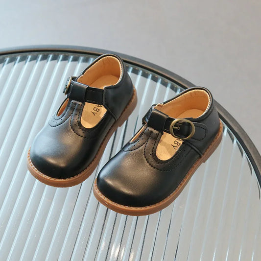 T-strap Girls Oxfords