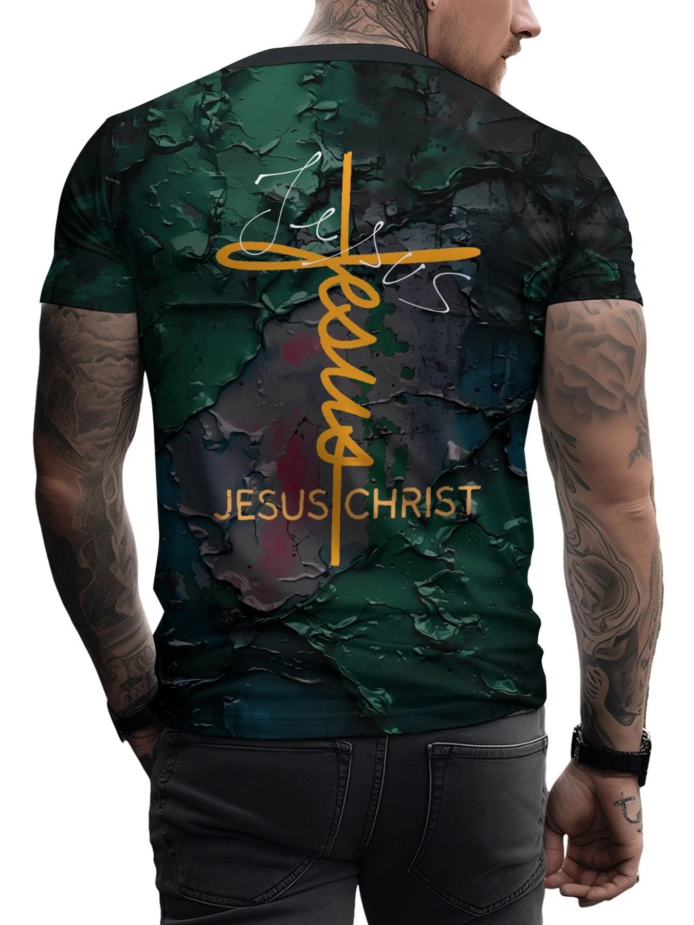 Summer Street Men T-Shirt Christ Jesus