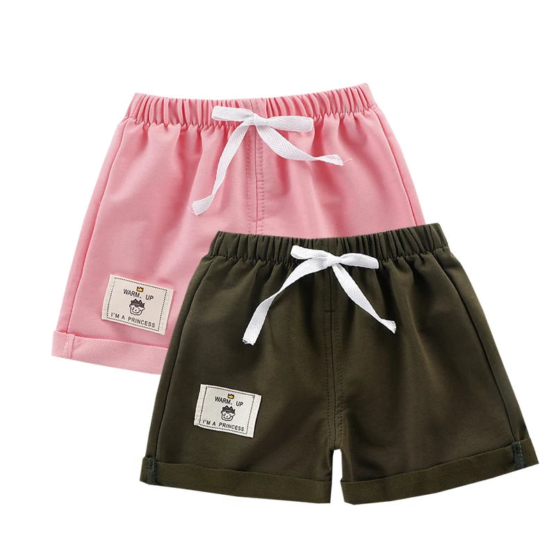2pcs Cotton Summer Kids Shorts