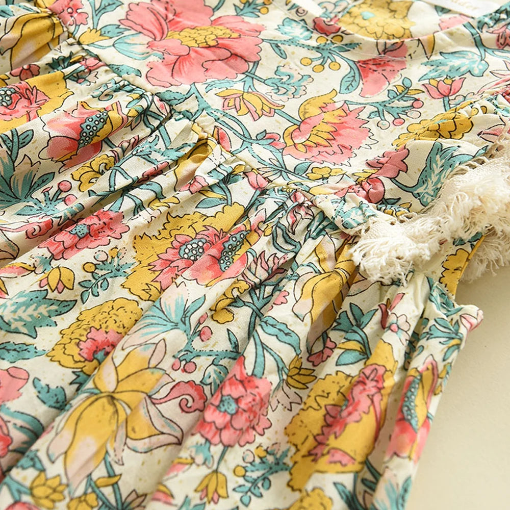 Bear Leader Girls Floral Dress