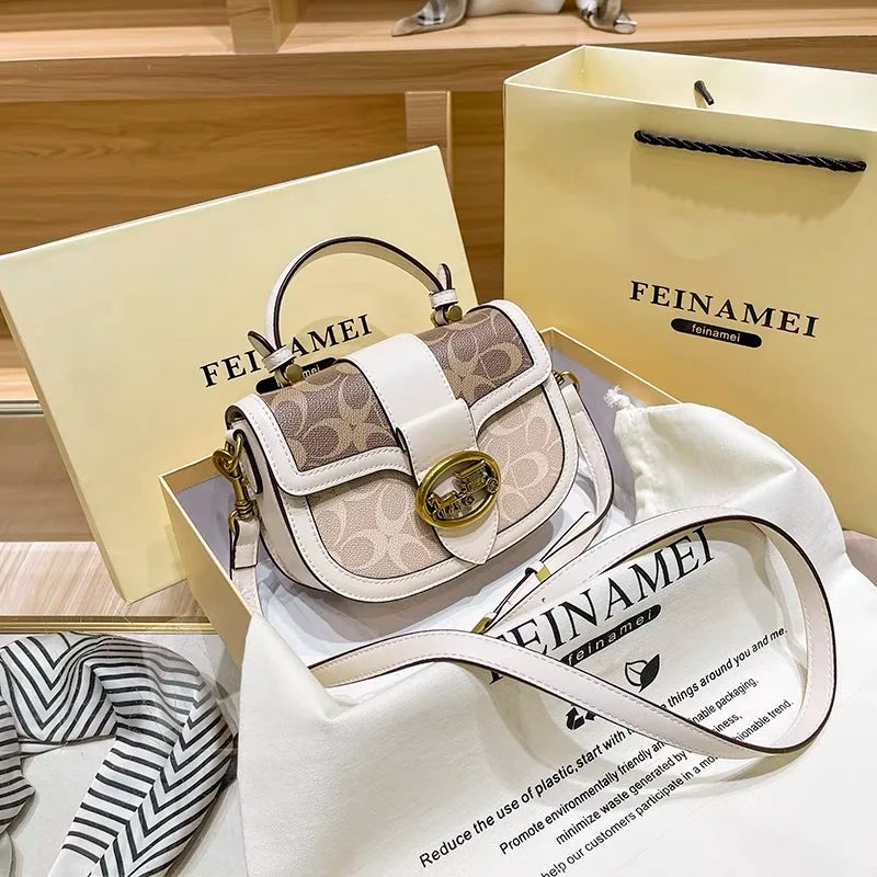 New minimalist and fashionable small handbag, portable box bag