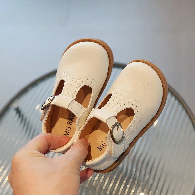T-strap Girls Oxfords