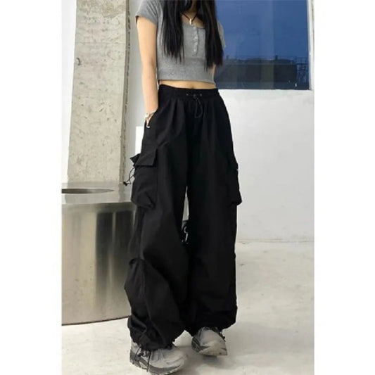 Girls' Harajuku Streetwear Fashion Straight-leg Pants