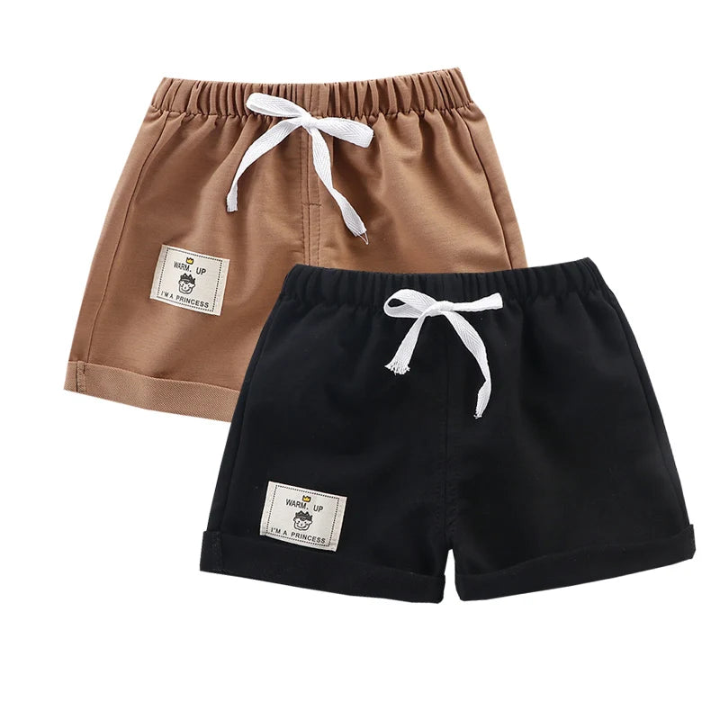 2pcs Cotton Summer Kids Shorts