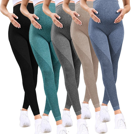 Women's Maternity Leggings Over The Belly