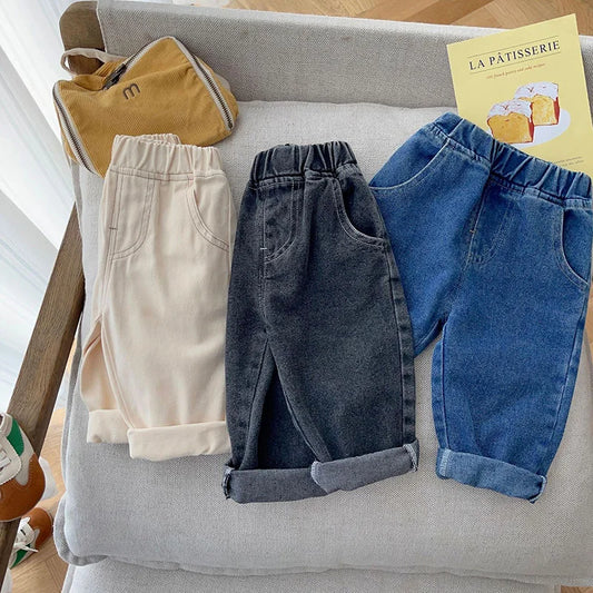 Spring Autumn New Baby Pants Casual Denim 9M-5T