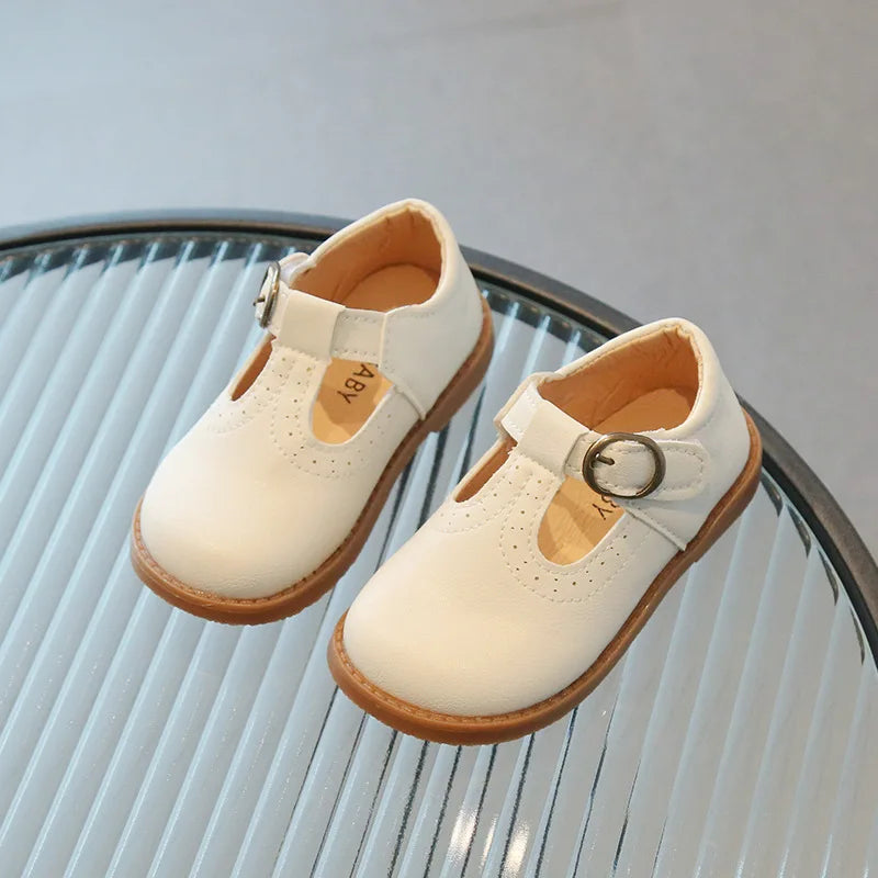 T-strap Girls Oxfords