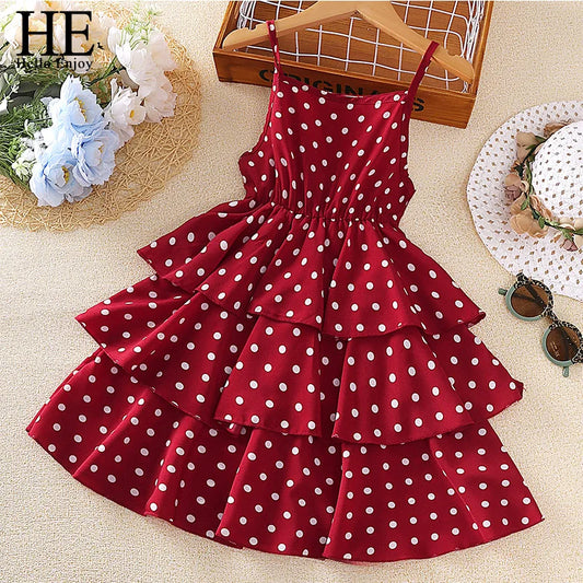 Princess Dress for Kids 4-12 Years Summer