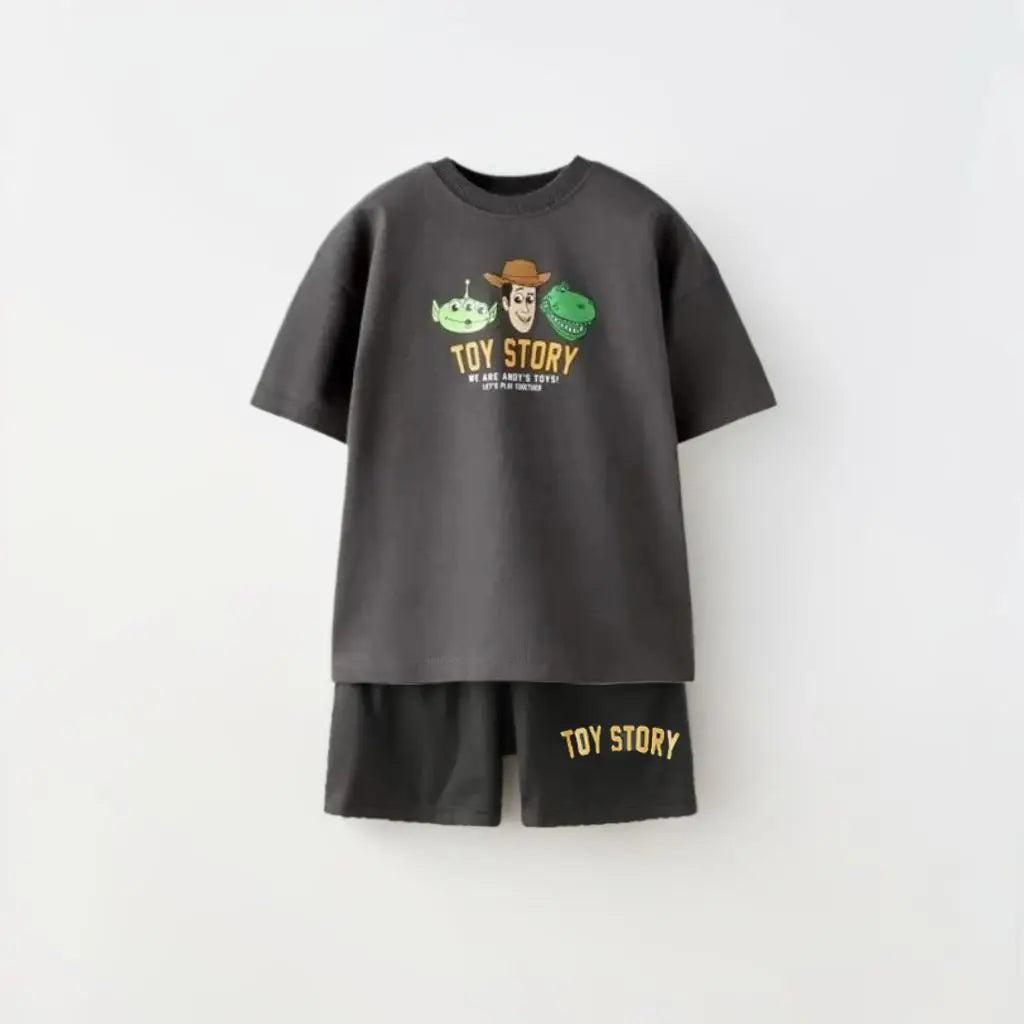 Kids Short Sleeve Disney Themed T-Shirts and Shorts Set, 1-7 Years