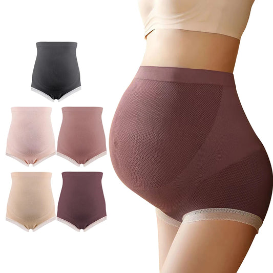 Ergonomically Designed High-Waisted Maternity Panties