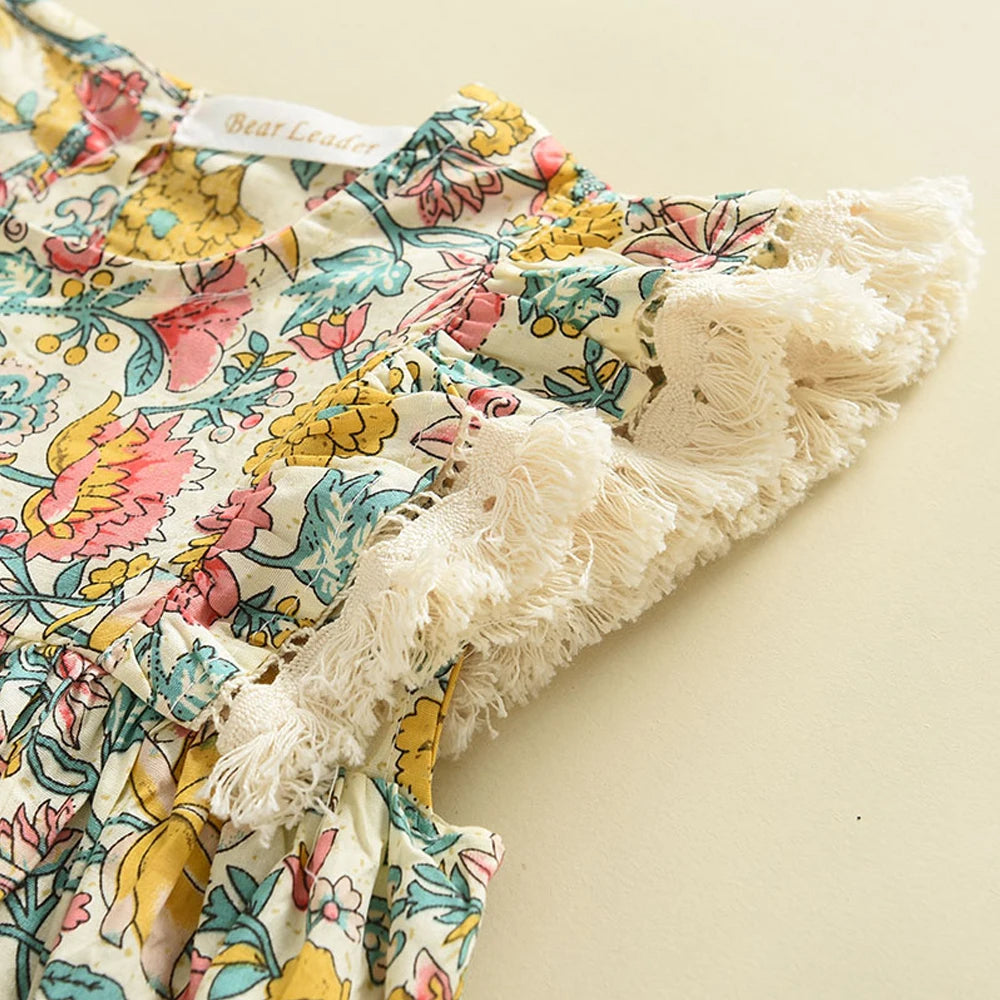 Bear Leader Girls Floral Dress
