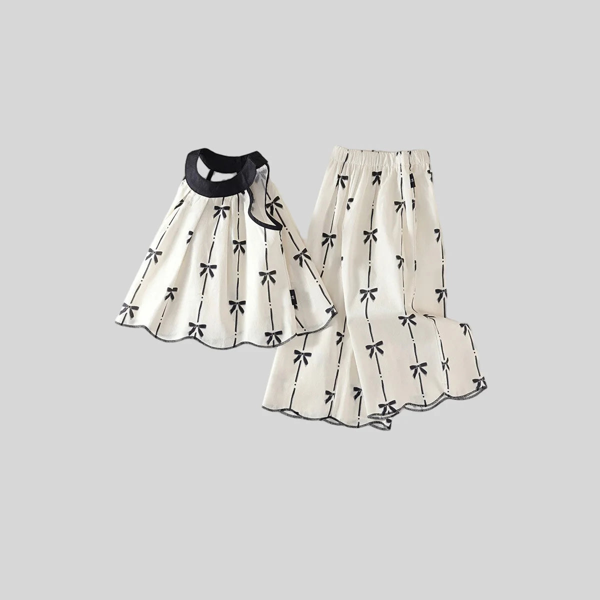 2025 Summer New Girls’ Pure Cotton Two-Piece Set