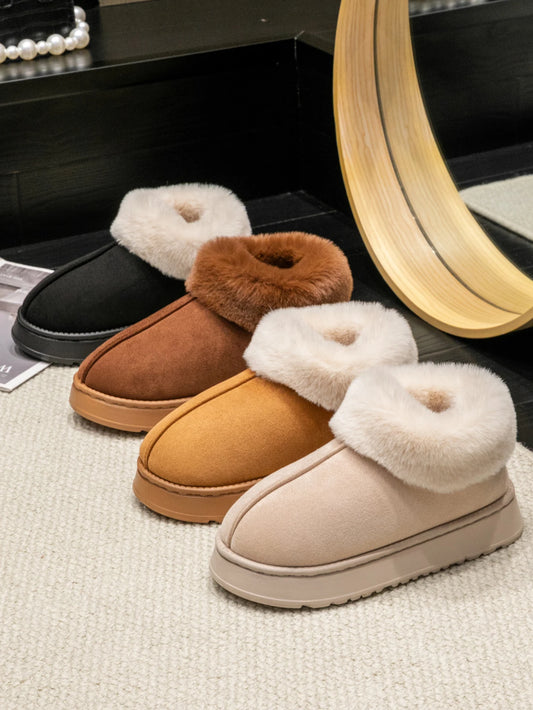 Women's Fashion Snow Boots Fluffy men's Shoes