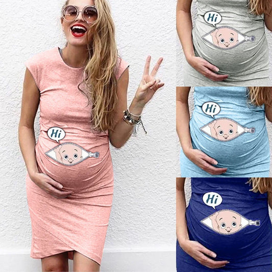 Cute Maternity Dress Loose