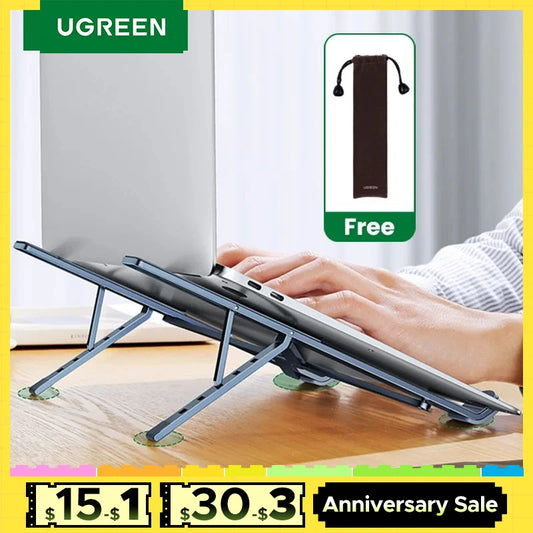 Laptop Stand For Air Pro Foldable Aluminum Vertical Notebook
